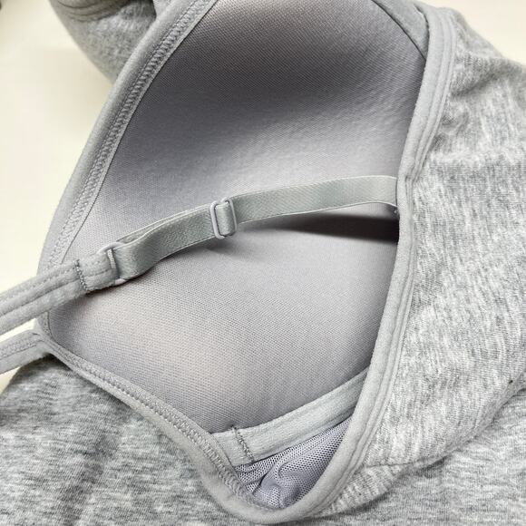 Garnet Hill Trio Comfort Camisole Bras in Gray, Coral, and Ivory - Picture 10 of 10